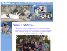 Tablet Screenshot of hallskennel.com